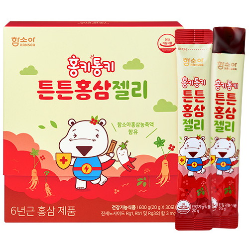 홍키통키 튼튼홍삼젤리 20g 30포