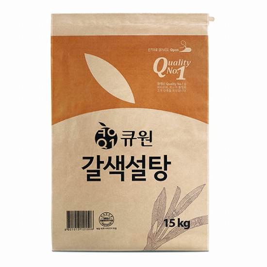 큐원 갈색설탕 15kg (2개)_이미지