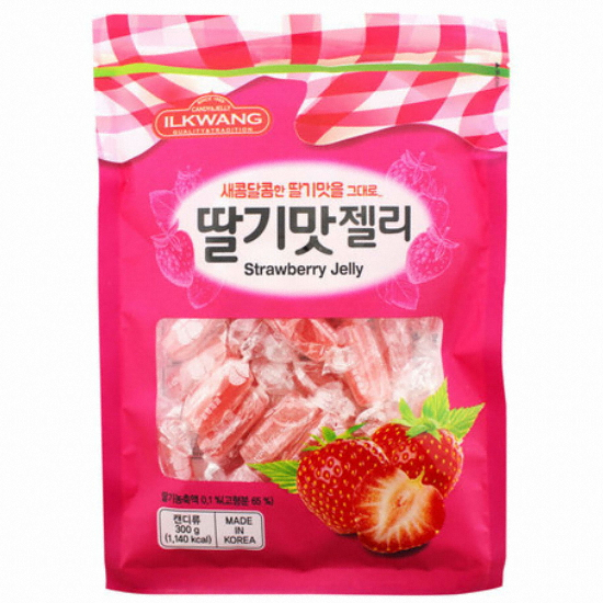 일광제과 딸기맛 젤리 300g (1개)_이미지