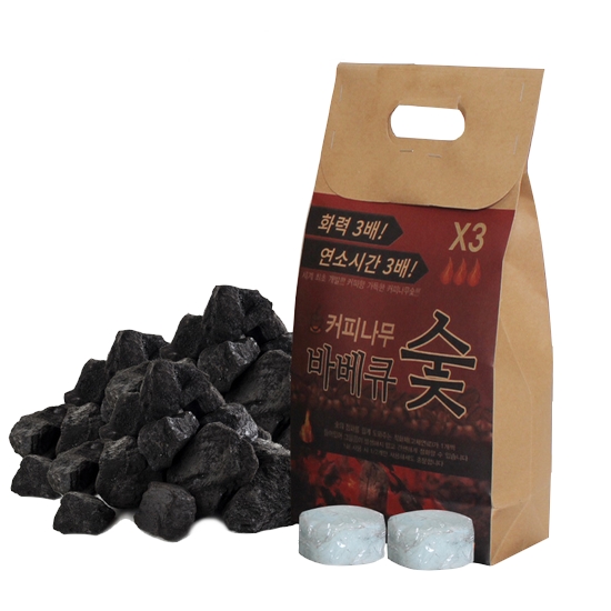 BUCK703 커피나무 바베큐 참숯 (1.8kg)