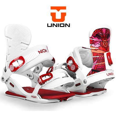 유니온 12/13 밀란 바인딩 WHITE/RED