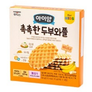 아이얌 촉촉한 두부와플 바나나 64g (1개)_이미지