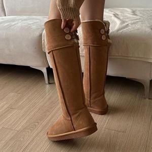 JHM4993T_51IM롱 부츠 단추 장식 라운드코 소가죽 데일리