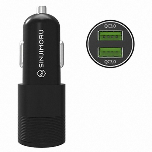 신지모루 QC3.0 듀얼 고속충전 차량용 충전기
