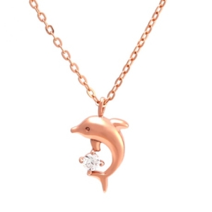 KT알파 쇼핑 온라인 14K 돌핀 블링 큐빅 함마링 체인 목걸이 NPN29320 일상이 알파가 되다 KT알파 쇼핑