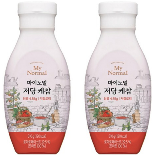 마이노멀 저당 케찹 310g (2개)_이미지