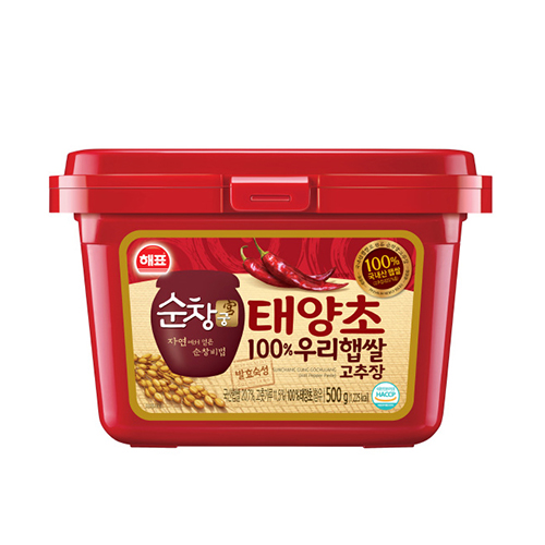 순창궁 태양초 100% 우리 햅쌀 고추장 500g
