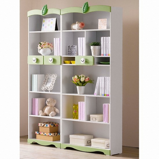 유퍼니 애플 꿈틀이시리즈 6단 높은책장 (140cm)_이미지