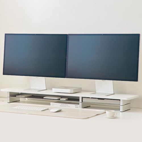 일리안 베이직 모듈러 듀얼 모니터 받침대 L_이미지