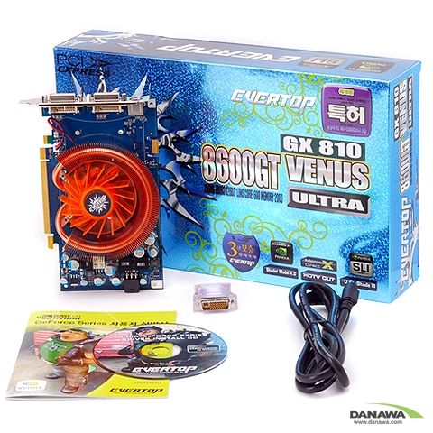EVERTOP 지포스 8600GT 비너스 Ultra 256MB GX810_이미지