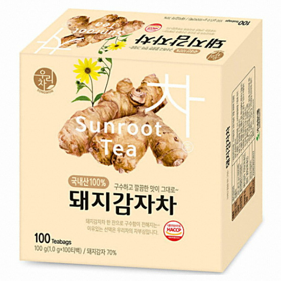 송원식품 우리차 돼지감자차 100T이미지입니다. 누르면 해당 게시물로 새창이동합니다.