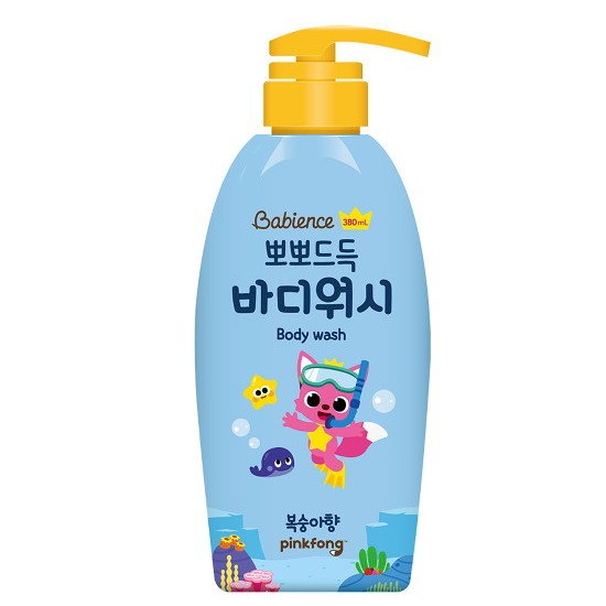 핑크퐁 뽀뽀드득 바디워시 380ml