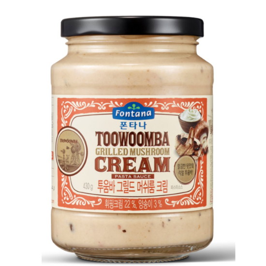 샘표식품 폰타나 카르니아 베이컨 머쉬룸 크림 파스타소스 430g (4개)