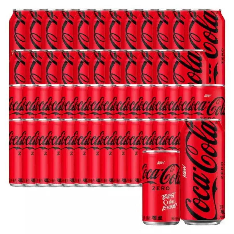 코카콜라 제로 490ml x 24개 + 코카콜라 제로 190ml x 30개