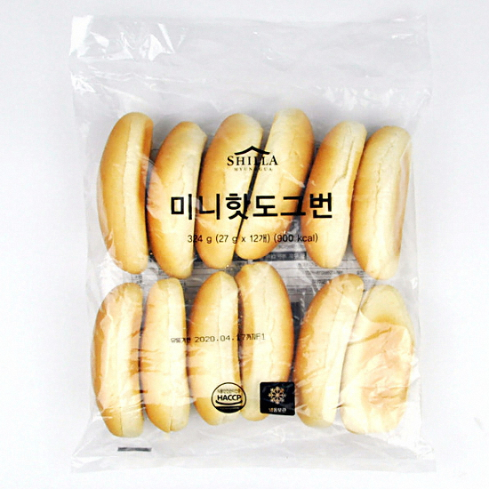 신라명과 미니 핫도그번 12개입 324g (1개)_이미지