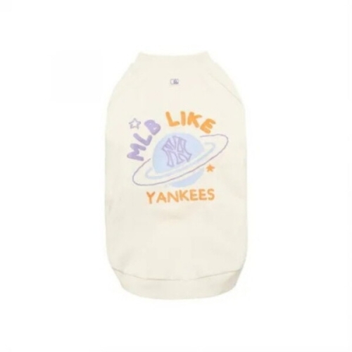  MLB JQT 7APEM0314-50CRS PET LIKE PLANET 맨투맨 NY Cream