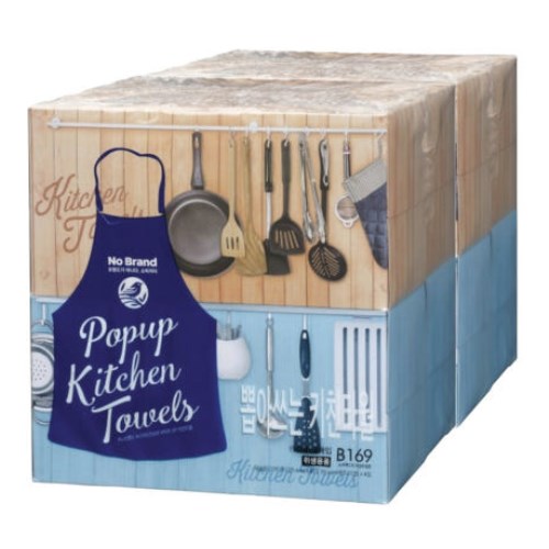 노브랜드 뽑아쓰는 키친타월 150매 (4입) (16팩(64입))_이미지