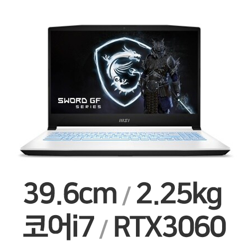 MSI GF시리즈 Sword GF66 A12UE 화이트 WIN11 (SSD 1TB)