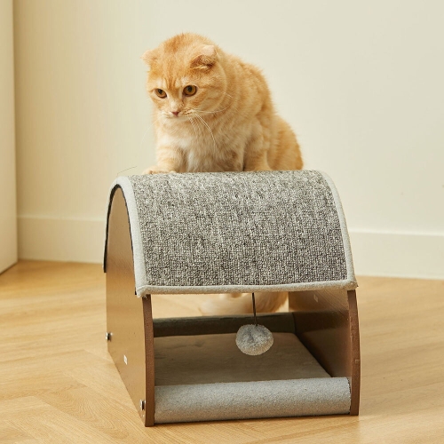 세토리 펫토리아 GP 카펫 고양이 스크래쳐 숨숨집 원목 하우스이미지입니다. 누르면 해당 게시물로 새창이동합니다.