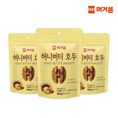 허니버터 호두 100g