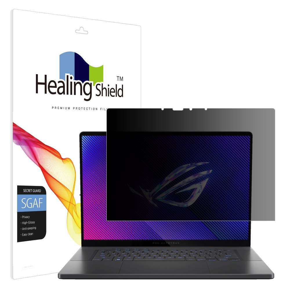 폰트리 힐링쉴드 ASUS ROG 제피러스 G16 GU605 2024 프라이버시 고광택 사생활 보호필름