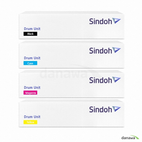 신도리코 정품 D420R120KK, D420R90KC, D420R90KM, D420R90KY 드럼 4색 세트