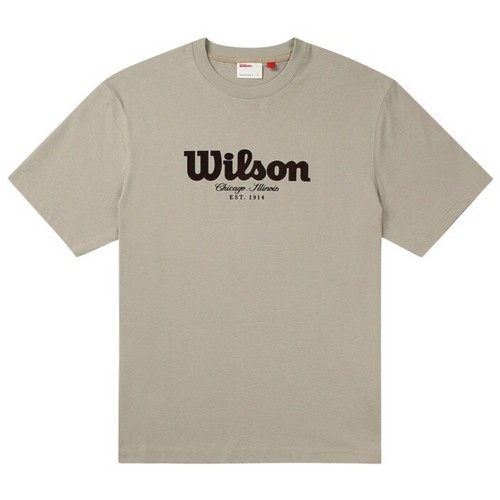 윌슨 퓨어드라이 빅로고 티셔츠 W253003NTS75BEI