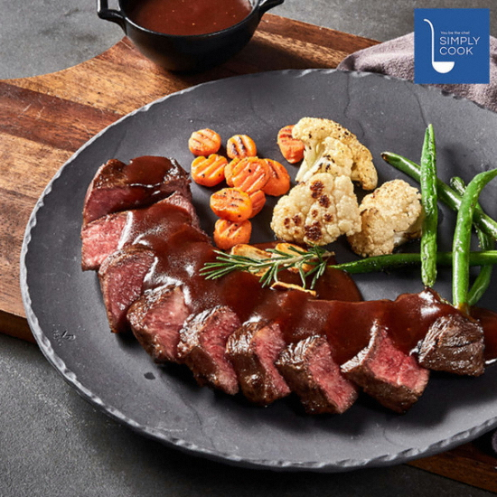 GS리테일 심플리쿡 부채살 스테이크 오리지날 1인분 453g (1개)