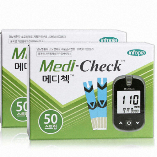 오상헬스케어 메디첵 혈당시험지 (100매)_이미지