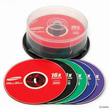 삼성전자 700MB 칼라 16X 케익 25장_이미지