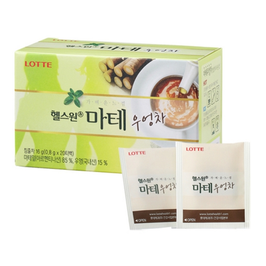 롯데헬스원 마테 우엉차 20T (1개)_이미지