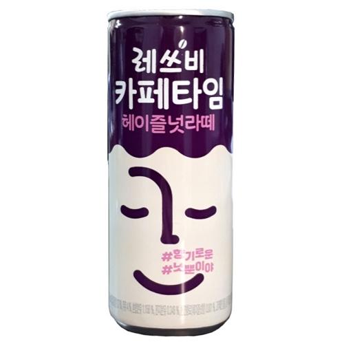 롯데칠성음료 레쓰비 카페타임 헤이즐넛 라떼 240ml (10개)_이미지