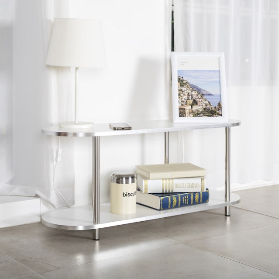 아크 미드센추리 모던 2단 선반장 1000