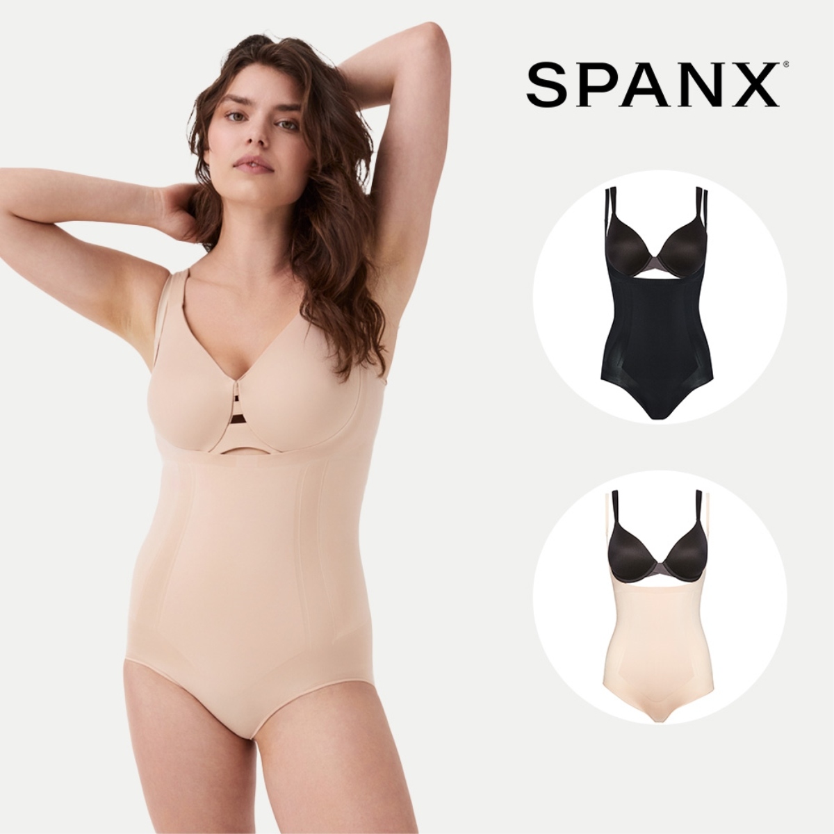 스팽스 ONCORE 오픈버스트 강한보정 바디수트 10129R_이미지