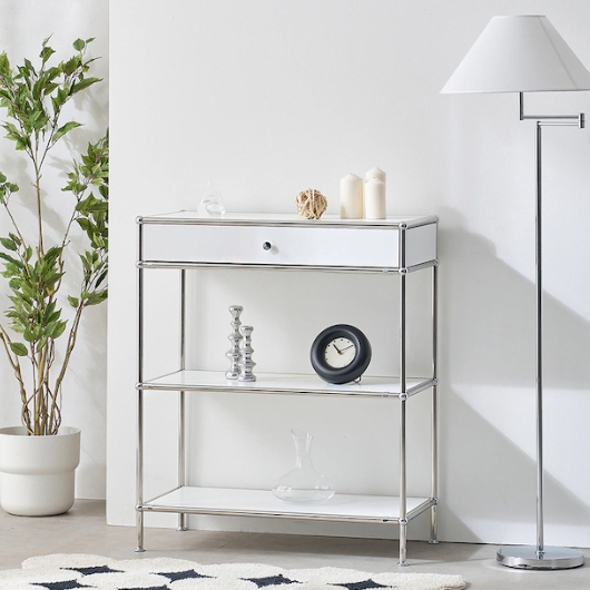 나무뜰 비아 BASIC 모듈가구 P19 S1 3단 펜트리 장식장 수납장 800