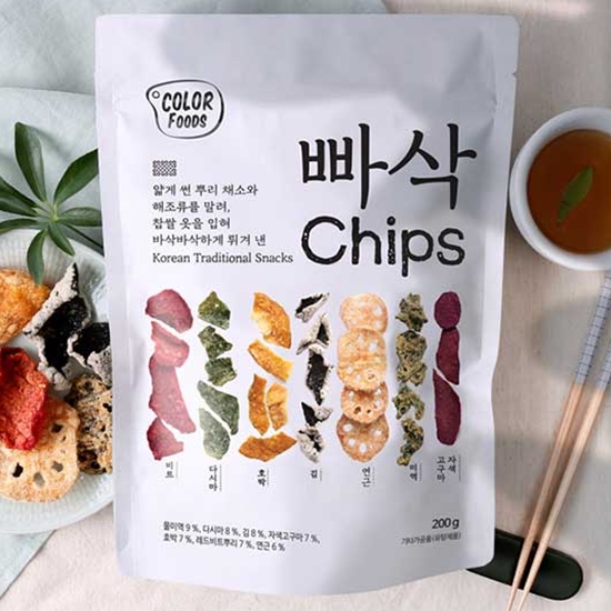 컬러푸드 빠삭 칩스 200g (3개)_이미지