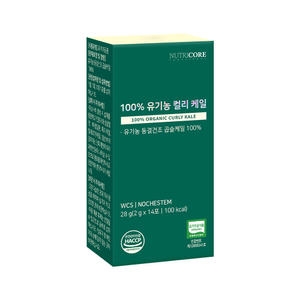 뉴트리코어 WCS 100% 유기농 컬리 케일 2g 14포 (1개)_이미지