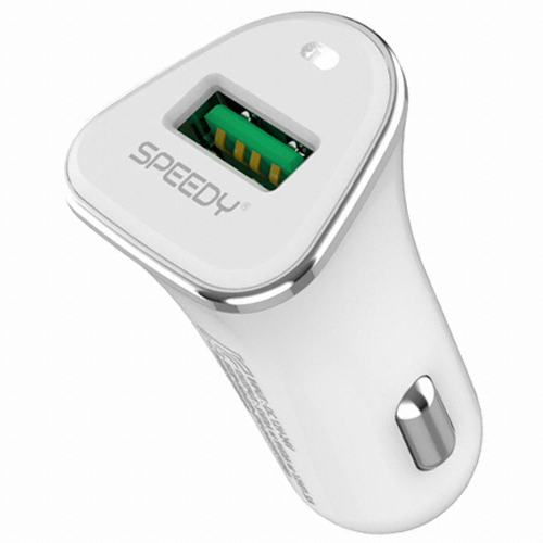 디엠케이코리아 스피디 고속 차량용 충전기 1포트 SPE-R441UCQ30A+5핀케이블_이미지