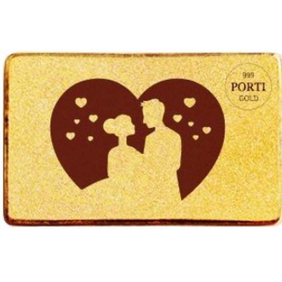 뽀르띠 프로포즈 선물 편지 골드바 1g (1개)_이미지