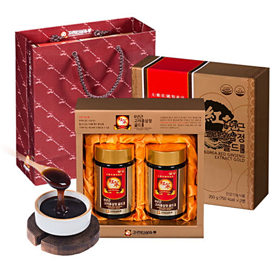 고려인삼유통 6년근 고려홍삼정 골드 250g 2개입 세트 (2개)