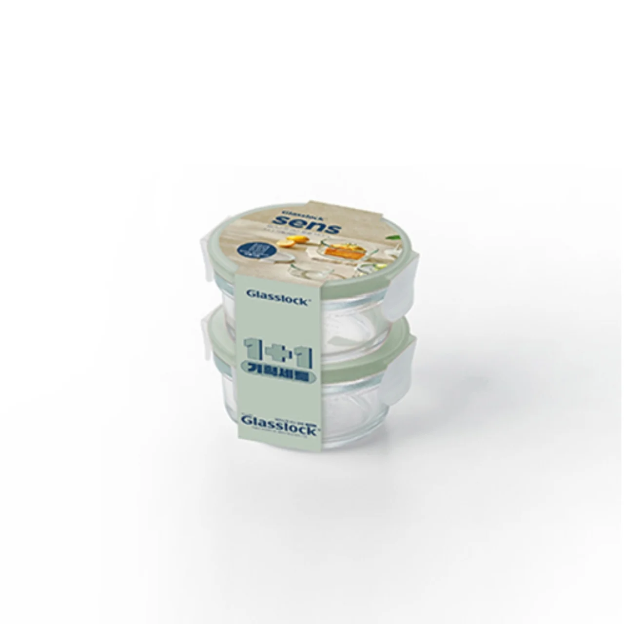 글라스락 센스 원형 140ml (2개)_이미지