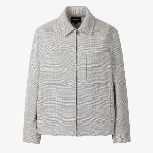DKNY 남성 코튼 블렌디드 저지 점퍼 뉴트럴 DM2G1WJM101M NL_이미지