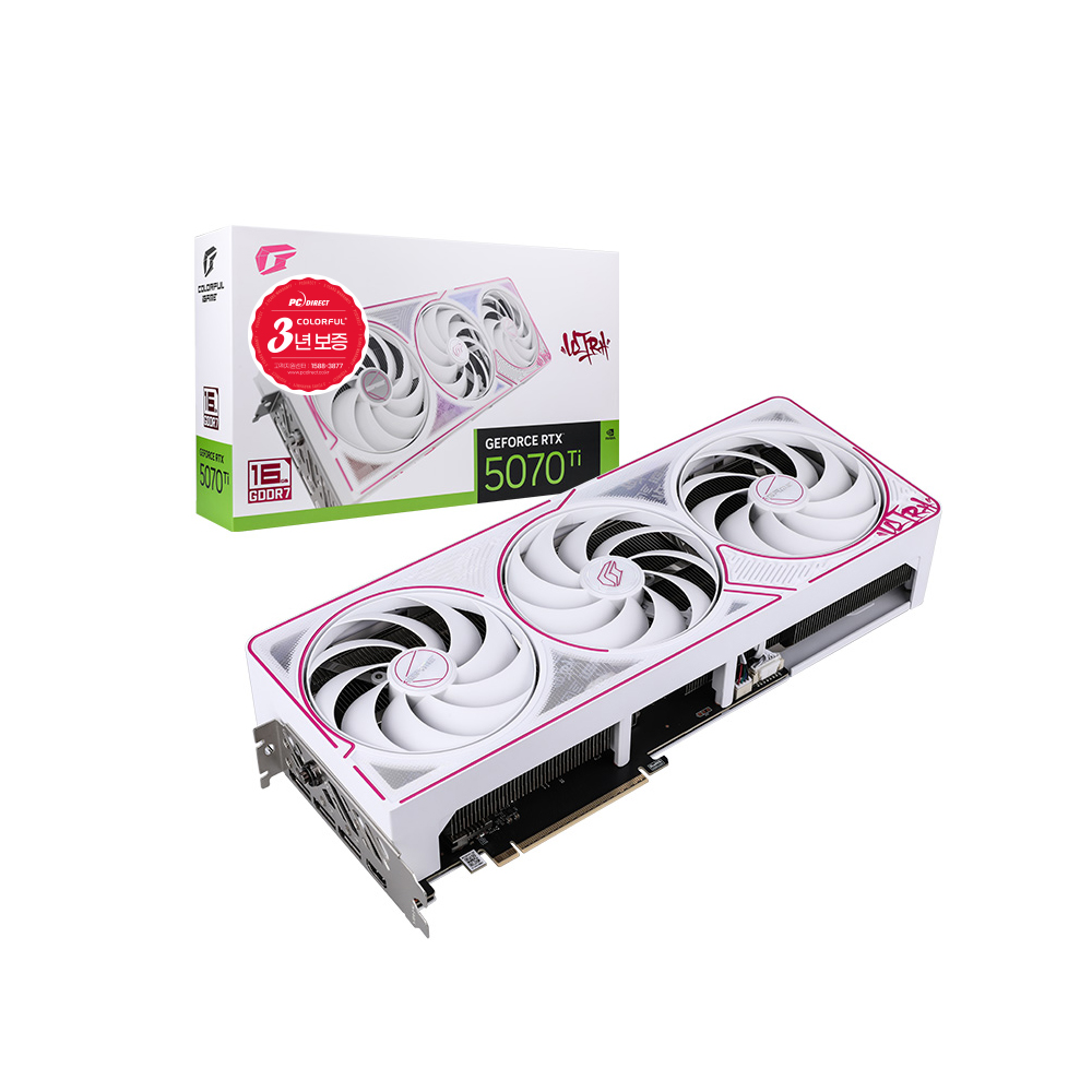 COLORFUL iGame 지포스 RTX 5070 Ti ULTRA OC White D7 16GB 피씨디렉트_이미지
