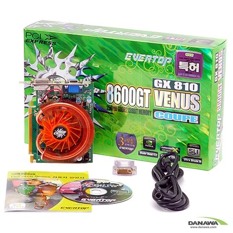EVERTOP 지포스 8600GT 비너스쿠페 DDR2 256MB GX810_이미지