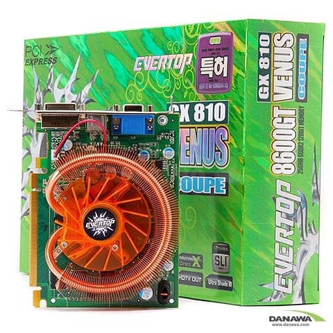 EVERTOP ������ 8600GT ��ʽ����� DDR2 256MB GX810
