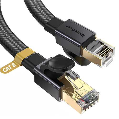 베이직기어 CAT.8 SSTP 플랫 랜케이블 (3m)