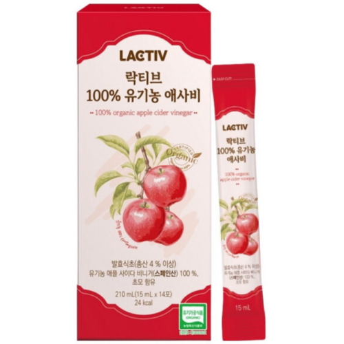 100% 유기농 애사비 210ml (15ml x 14포)