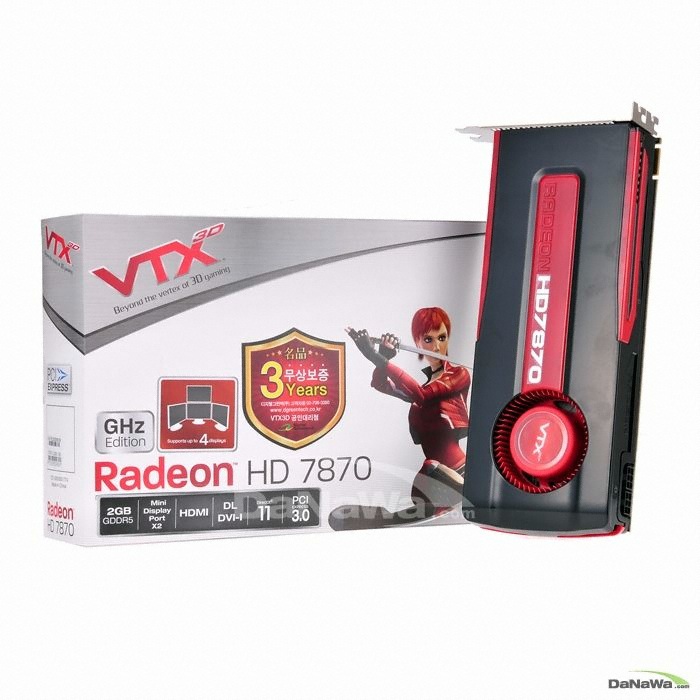 VTX3D 라데온 HD 7870 GHz Edition D5 2GB_이미지
