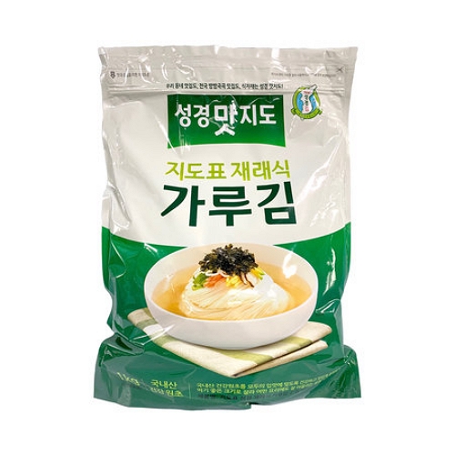 성경식품 지도표성경김 지도표 재래식 가루김 1kg (1개)