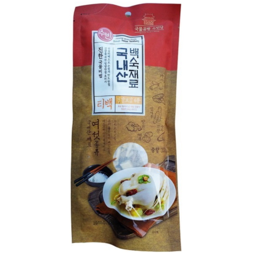 수빈 국내산 백숙재료 100g